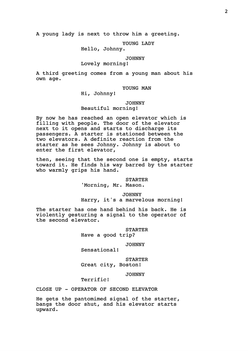 Filmscript (Hollywood Standard) Preview 2