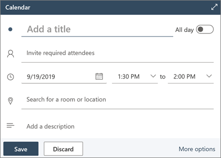 เขียนด่วนในOutlook บนเว็บ