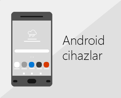 Android cihazlarında Office'i ve e-postayı ayarlamak için tıklayın