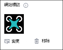 變更 SharePoint 網站的標誌