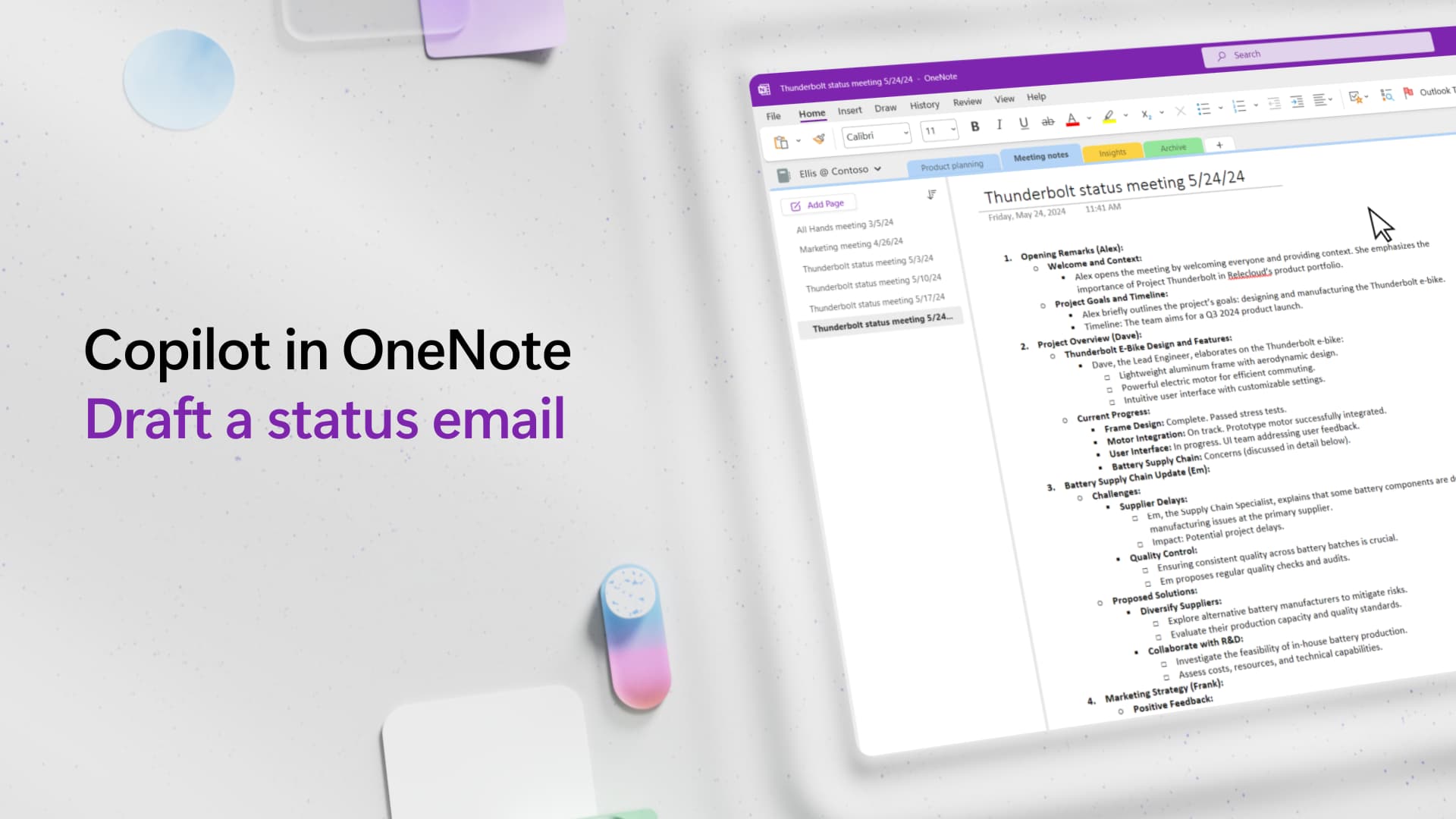 Video: Koncept a e-mail s Copilotem ve OneNote