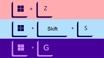 Billede af tastaturgenveje til fastgørelse, klippeværktøj og spillinje