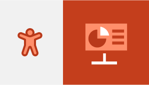 Two Accessibility icons for PowerPoint