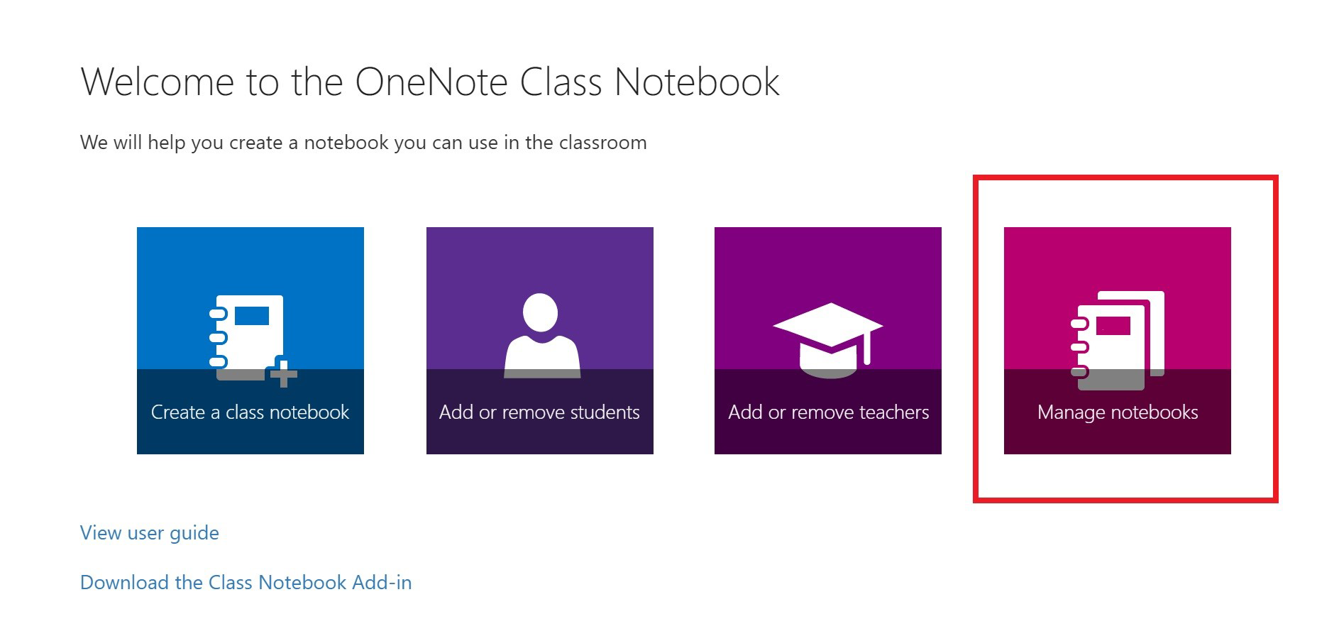 Screenshot of the Notebook Lists icon.