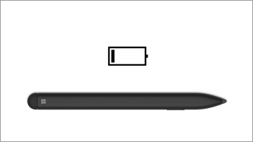 Surface Slim Pen and battery icon