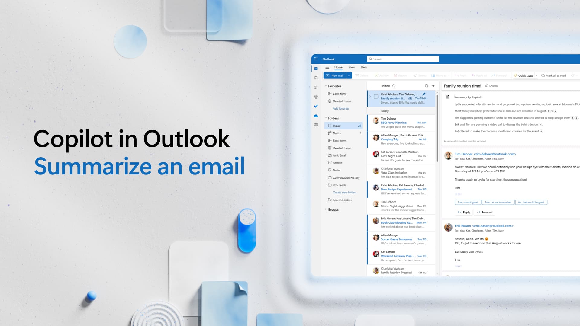 Video: Summarize an email