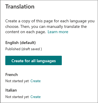 Translation pane