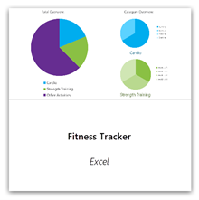 Select this to get the Fitness Tracker template.