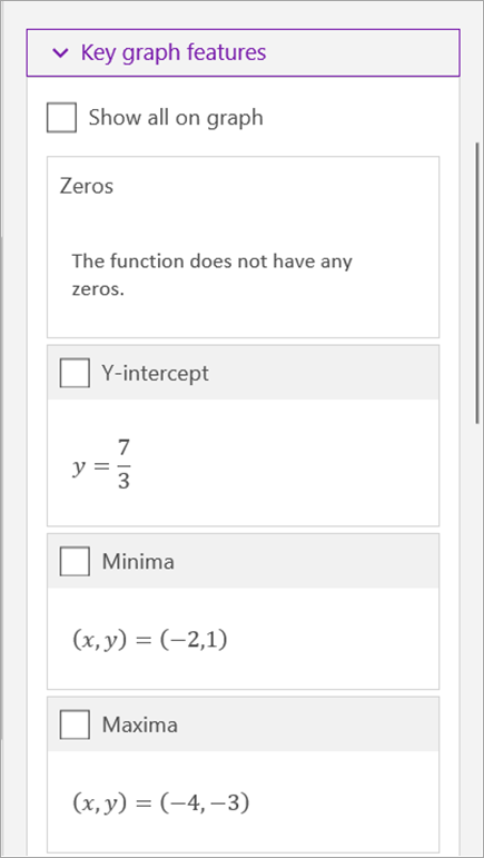 Write a math equation in OneNote for Windows 10