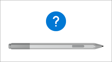 Surface Pen and question mark