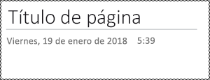 Cambiar el nombre de la página en OneNote para la Web