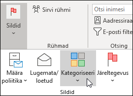 Kategooriate määramine