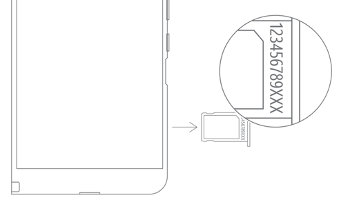 Surface Duo seerianumber SIM-kaardi salves