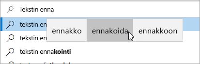 Tekstin ennakointikuva