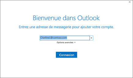 Bienvenue dans Outlook