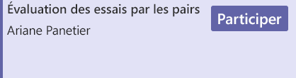 Joindre le bouton de la réunion du calendrier