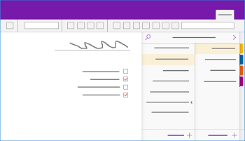 הצגת החלון 'OneNote עבור Windows '10