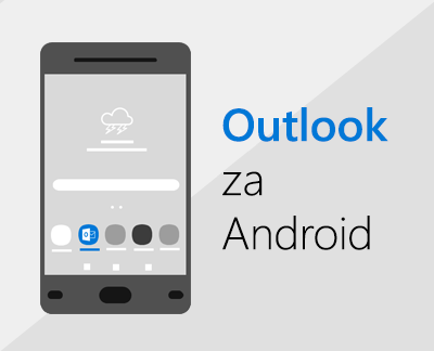 Kliknite da biste postavili Outlook za Android