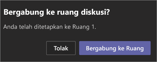 Undangan untuk bergabung dengan Ruang Diskusi Kelompok.