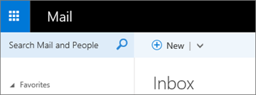 Tampilan pita dalam Outlook Web App