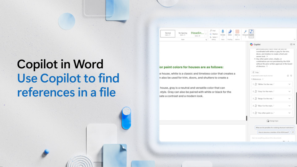 Video: Menggunakan Copilot untuk menemukan referensi dalam file Word