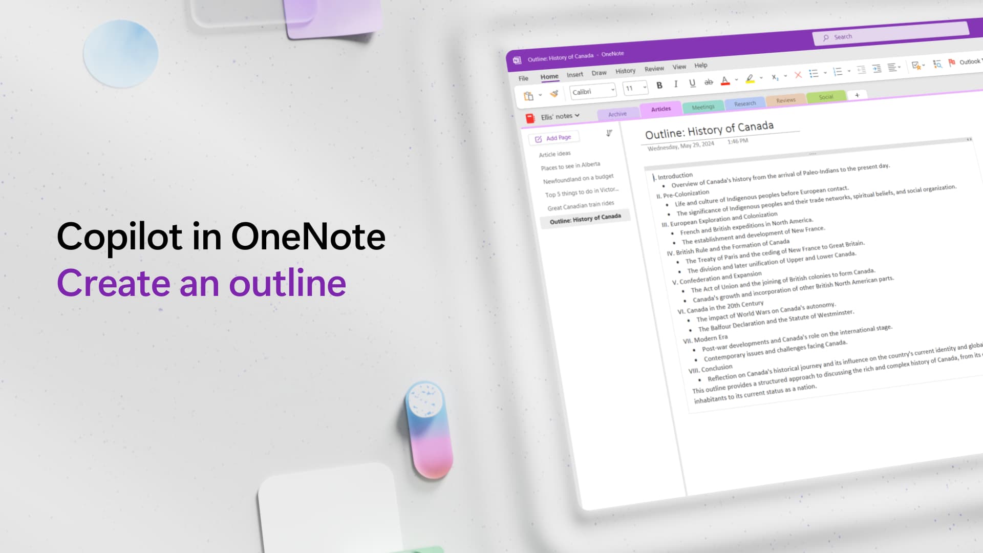 Video: Membuat kerangka dengan Copilot di OneNote