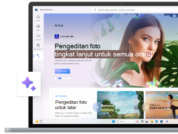 Alat AI di Microsoft Store