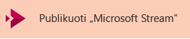 Vaizdo įrašo publikavimo „Microsoft Stream“ mygtukas