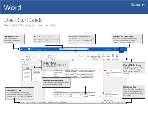 „Word 2016“ greito pasirengimo darbui vadovas („Windows“)