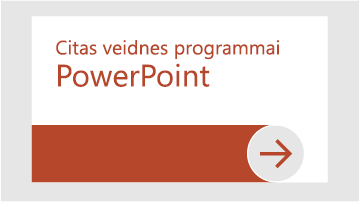 Citas veidnes programmai PowerPoint