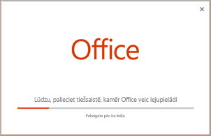 Programmas Office instalēšanas norise