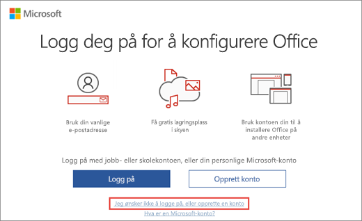 Viser koblingen du klikker på for å angi produktnøkkelen til Microsofts rabattprogram for arbeidsplasser.