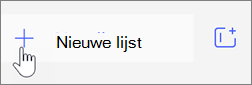 Een nieuwe lijst maken in Microsoft to-do