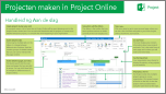 Een beknopte handleiding voor het maken van projecten in Project Online