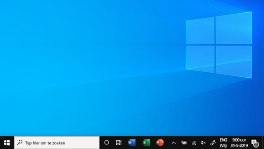 Taakbalk in Windows 10