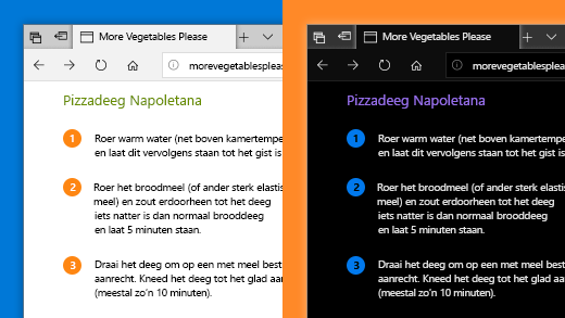 Gebruik kleurenfilters in Windows 10 Instellingen app om foto's, tekst en kleuren beter te zien.