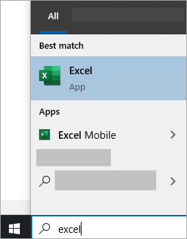 Schermopname van het zoeken naar de Windows 10-app