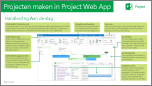 Beknopte handleiding voor het maken van projecten in Project Web App