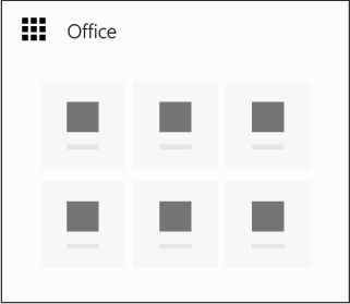 Het startprogramma voor de Office-app