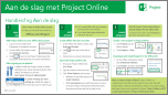 Aan de slag met de Beknopte handleiding van Project Online