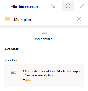 Teams De naam van een SharePoint-map wijzigen