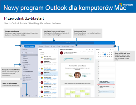 Przewodnik Szybki start dla programu Outlook 2016 dla komputerów Mac