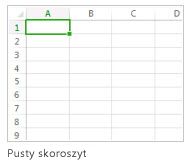Nowy pusty skoroszyt