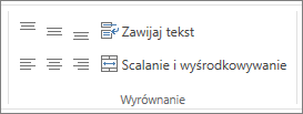 Wyrównanie tekstu