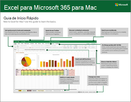 Guia de Início Rápido do Excel 2016 para Mac