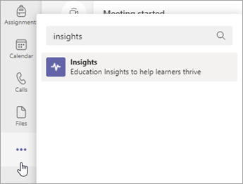 Adicionar aplicativo Insights