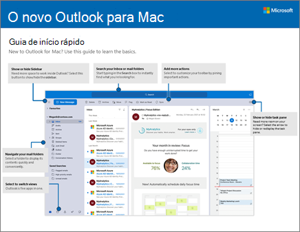 Guia de Introdução do Outlook 2016 para Mac