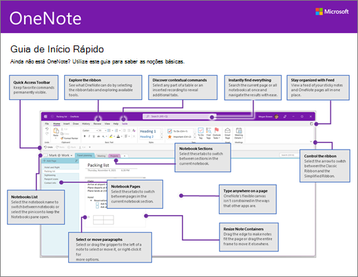 Guia de Introdução do OneNote 2016 (Windows)