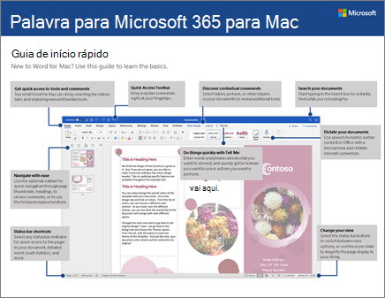 Guia de Introdução do Word 2016 para Mac