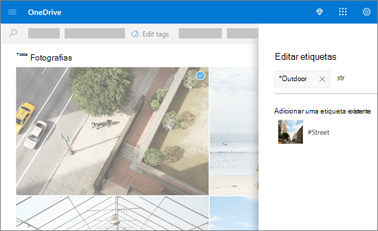 Editar Etiquetas do OneDrive.